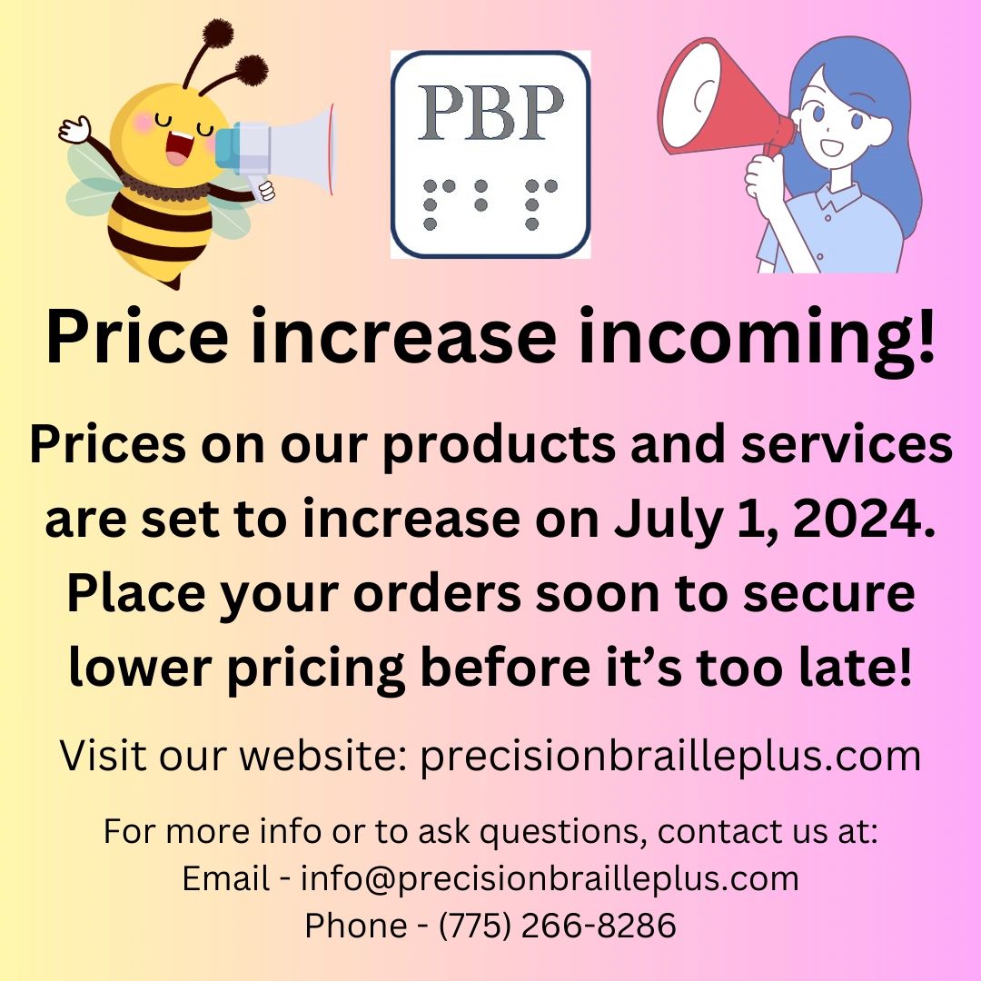 Price Increase Coming July 1, 2024!